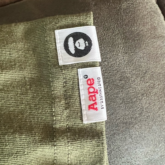 AAPE By A Bathing Ape Tshirt Men’s Medium Green/Camo - Picture 4 of 4